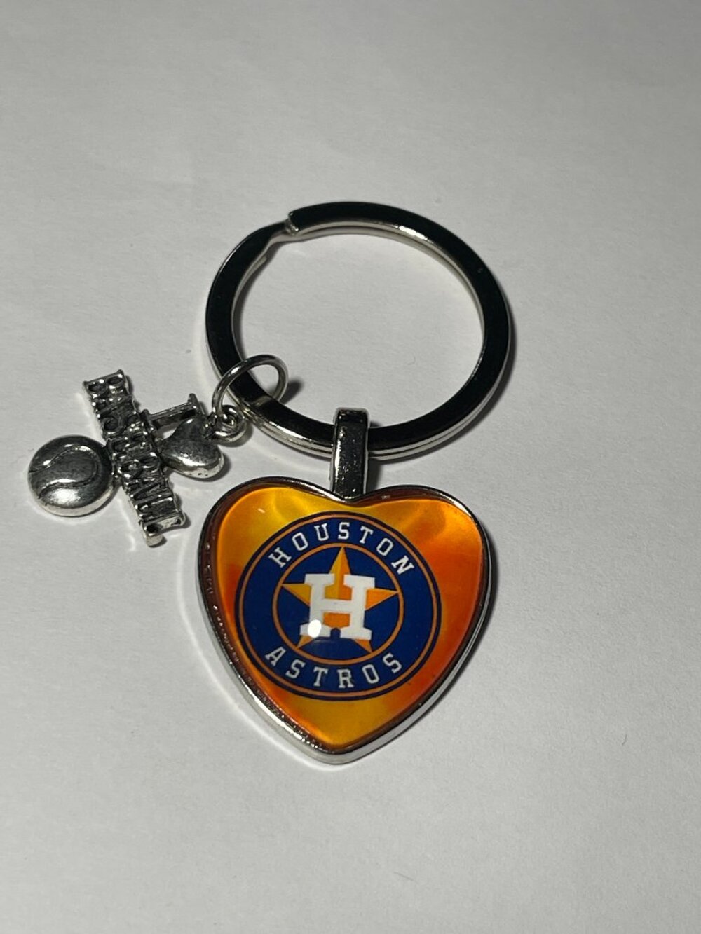 Houston Astros MLB I Love Baseball Keychain NEW!!